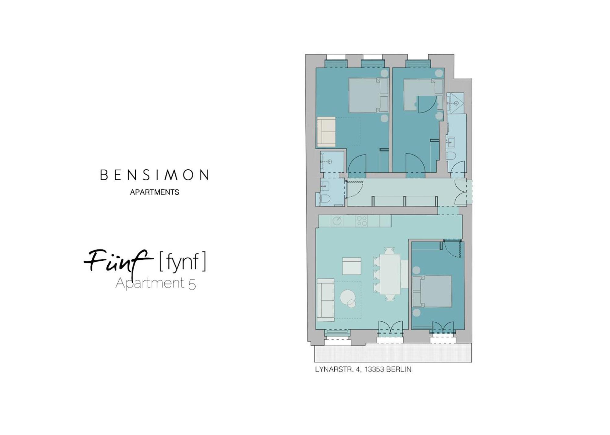 BENSIMON apartments Mitte/Wedding Berlin Zimmer foto